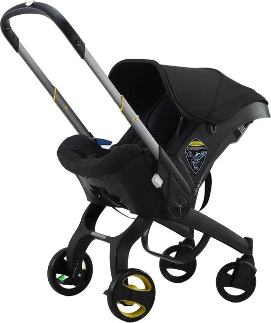 Luxe opvouwbare wandelbuggy zwart