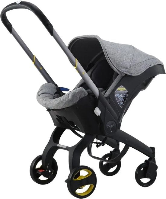 Luxe opvouwbare wandelbuggy grijs