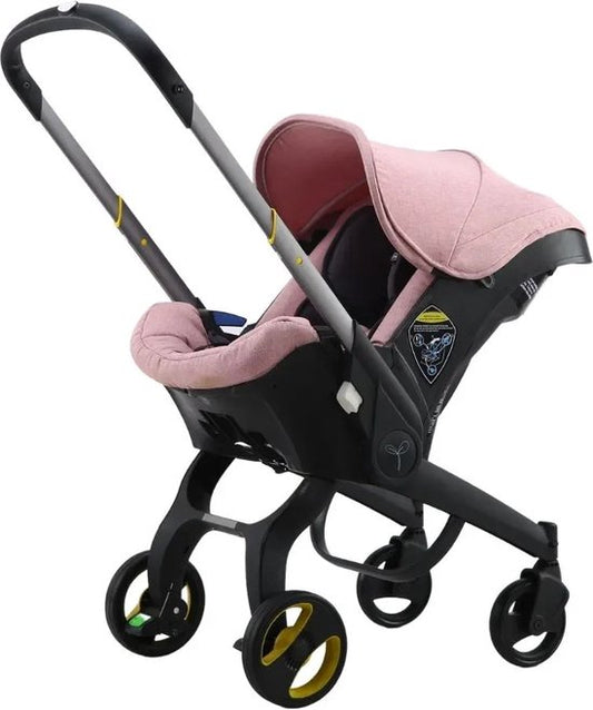 Luxe opvouwbare wandelbuggy roze